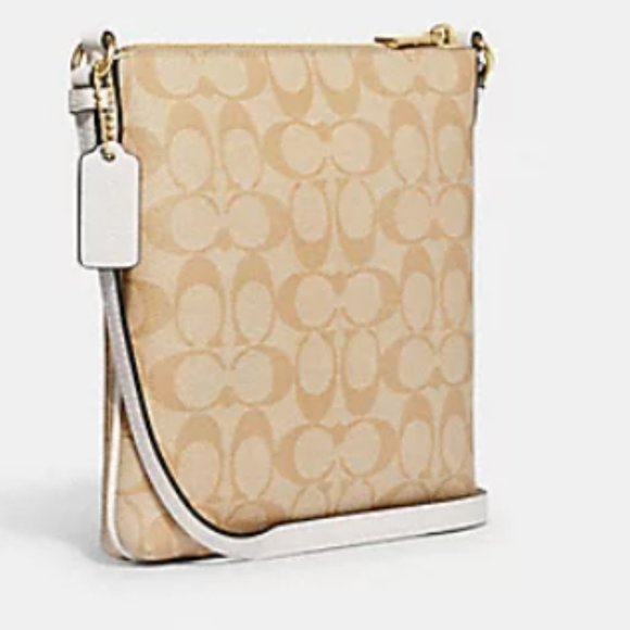 Coach Mini Rowan File Bag In Signature Canvas - Picture 7 of 8